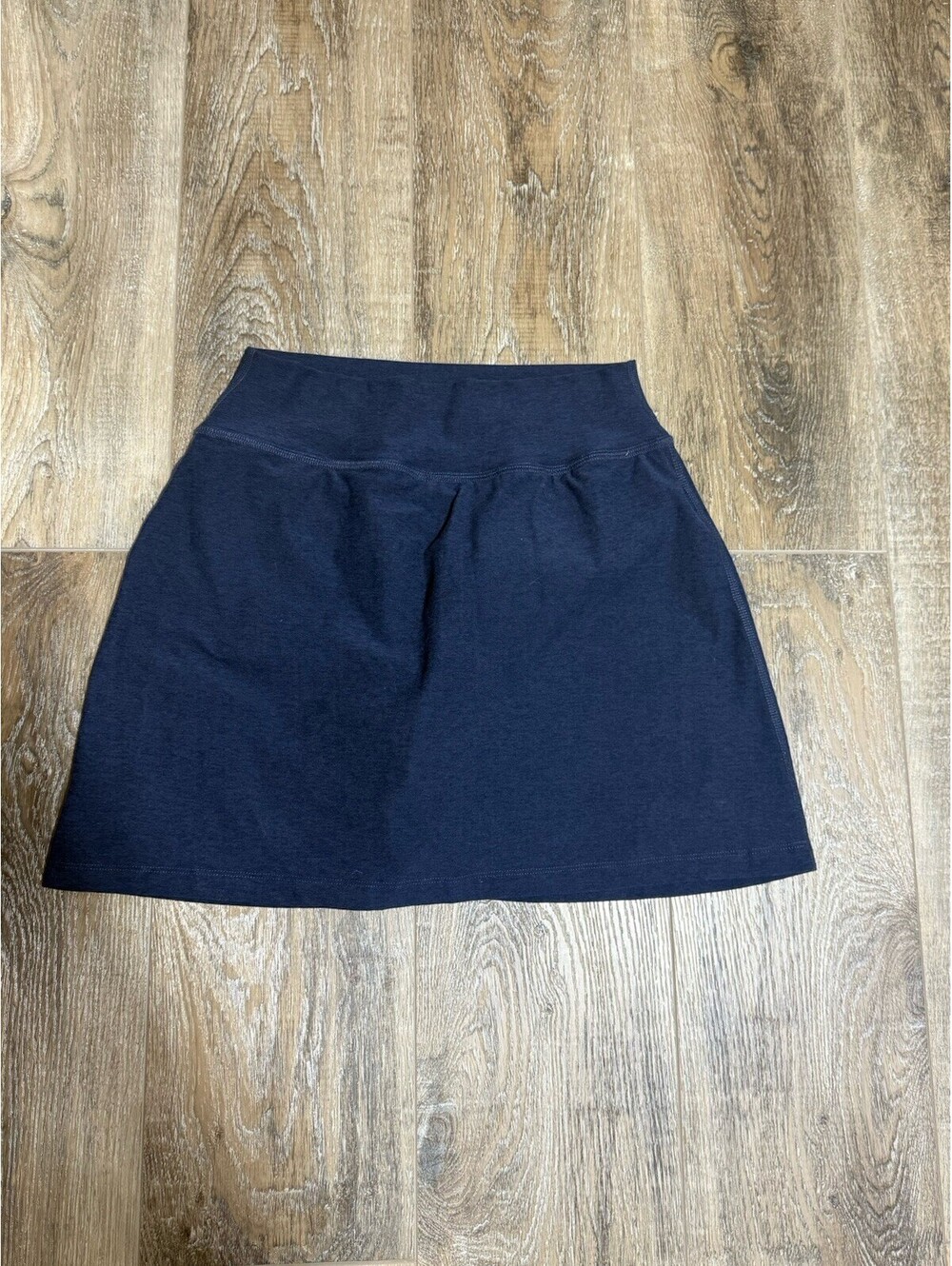 Beyond Yoga Spacedye High Waisted Skort Navy M Golf Pickleball Athleisure